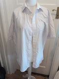 Primark 16" White Short Sleeve Shirt