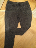 Nutmeg 20 Black Silver Shiny Elasticated Trousers