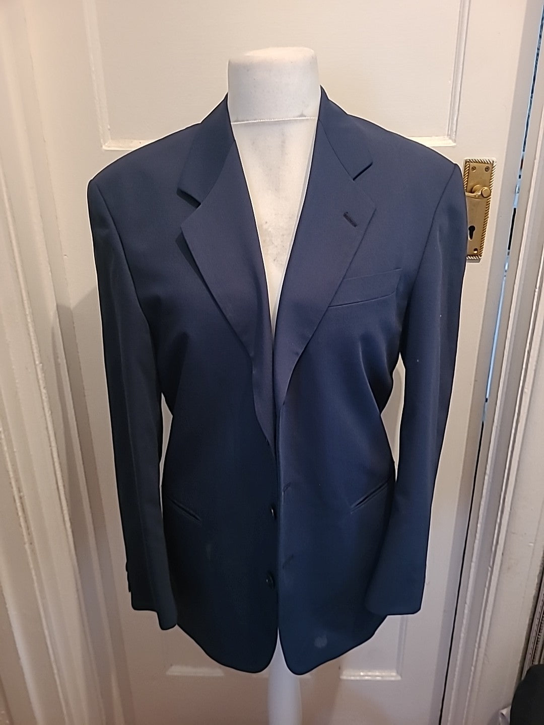 Mens Burton Size 38S Dark Teal Suit Jacket