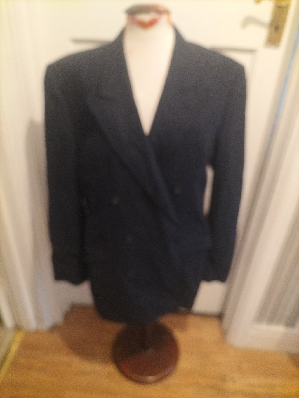 Mens Next Size 42L Navy Lined Padded Blazer