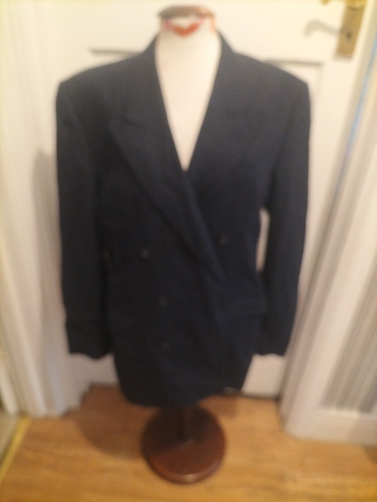 Mens Next Size 42L Navy Lined Padded Blazer