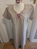 Ladies Size XL Light Brown Short Sleeved Nightwear