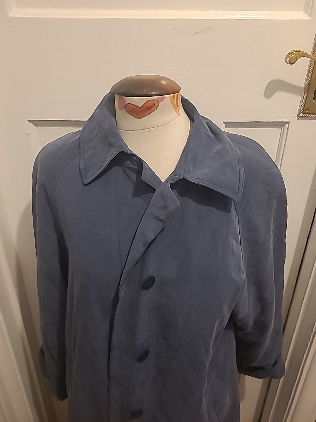 Ladies Savannah Size M/L Navy Blue Long Length Coat