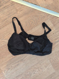 Ladies Size 46E Black No Pad And No Wire Bra