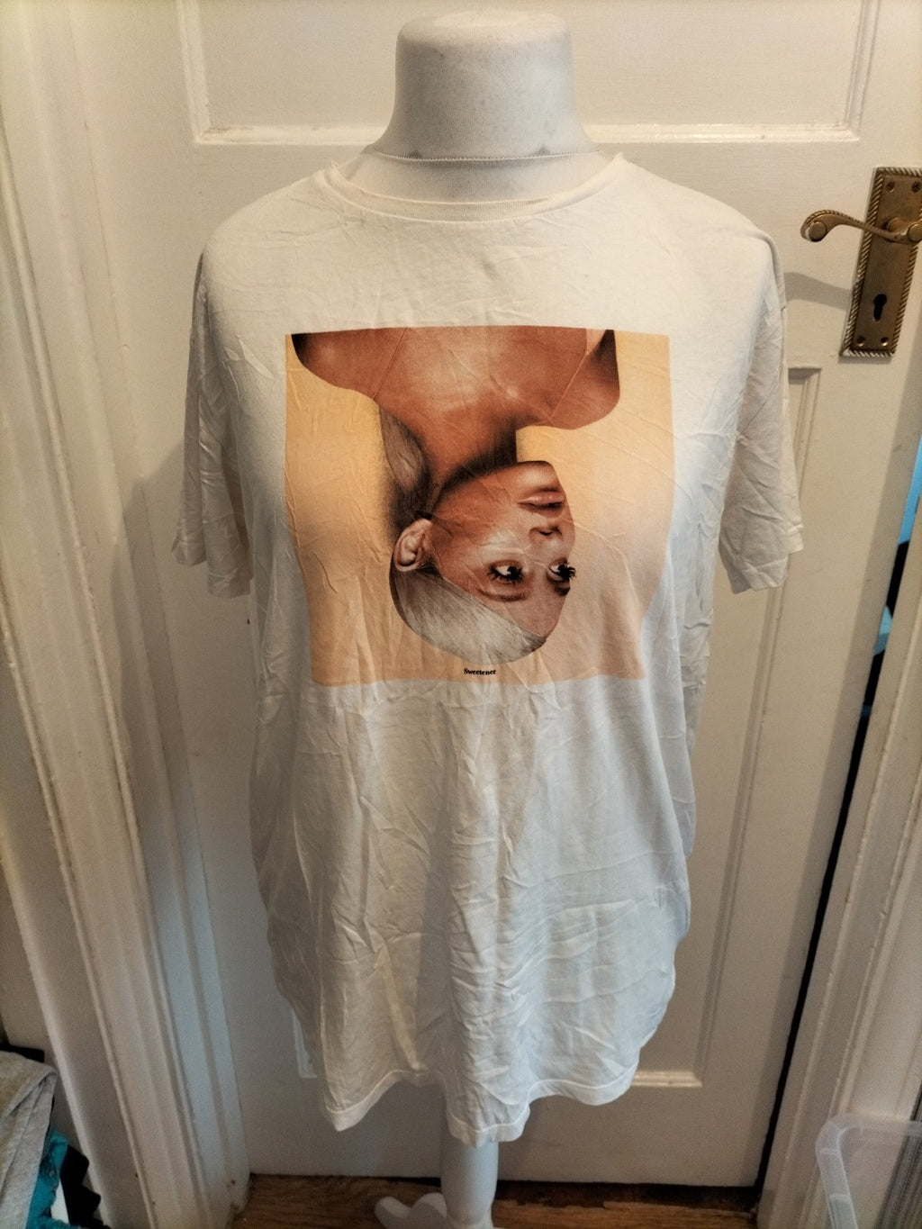 Ariana Grande 12-14 White Printed T-shirt