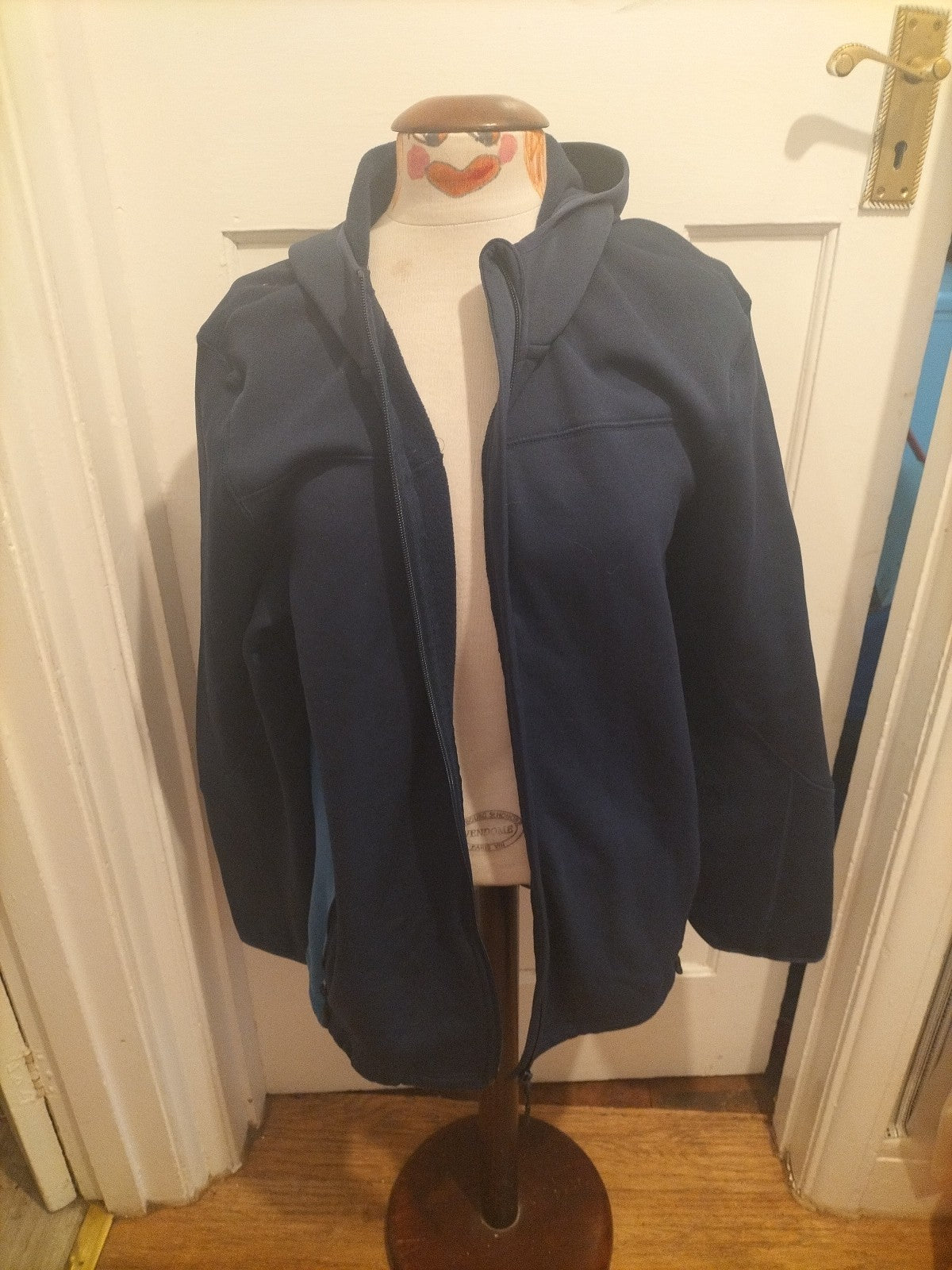 Mens Crivit Size XL Navy And Blue Zip Through Jacket