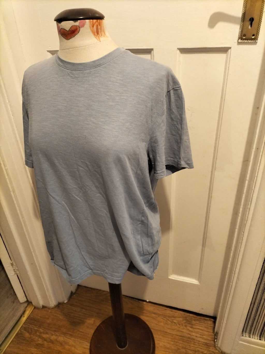 Mens Tu Size L Bluey/Grey Short Sleeved Tshirt Tee