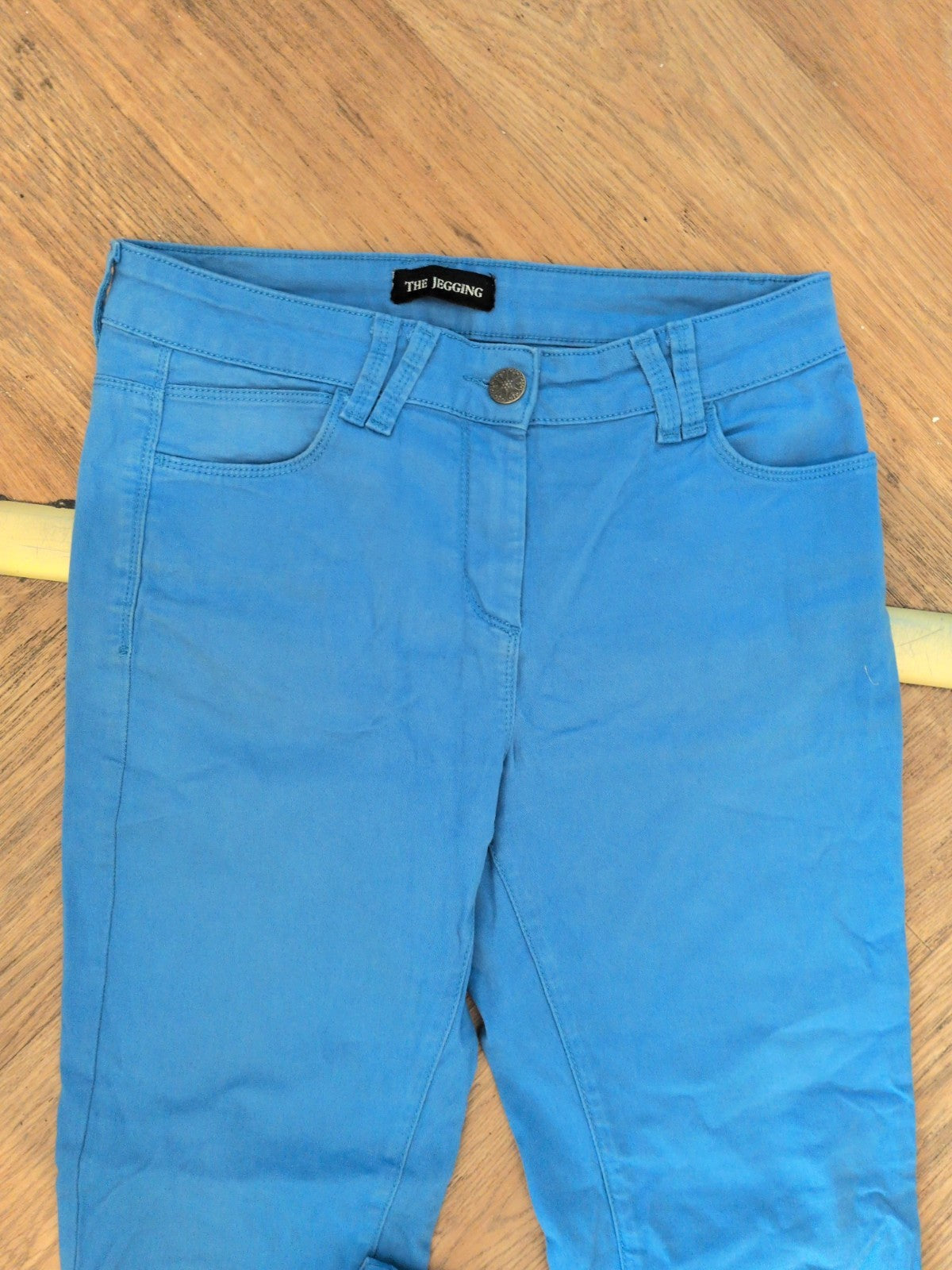 Ladies Marks And Spencer 10 Med Cornflour Blue Jegging
