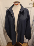 Mens Old Ireland Size XL Black Zip Through Jacket
