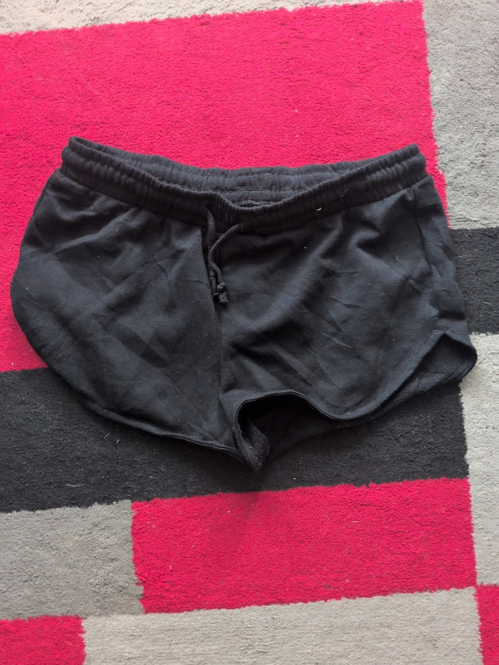 Primark 10/12 Black Sweat Hot Pants