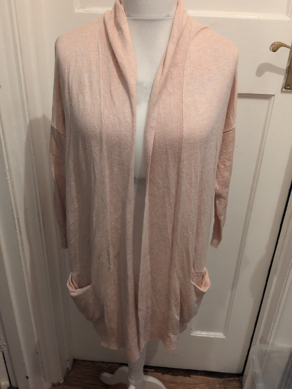 Primark 8 Pale Pink Open Cardigan