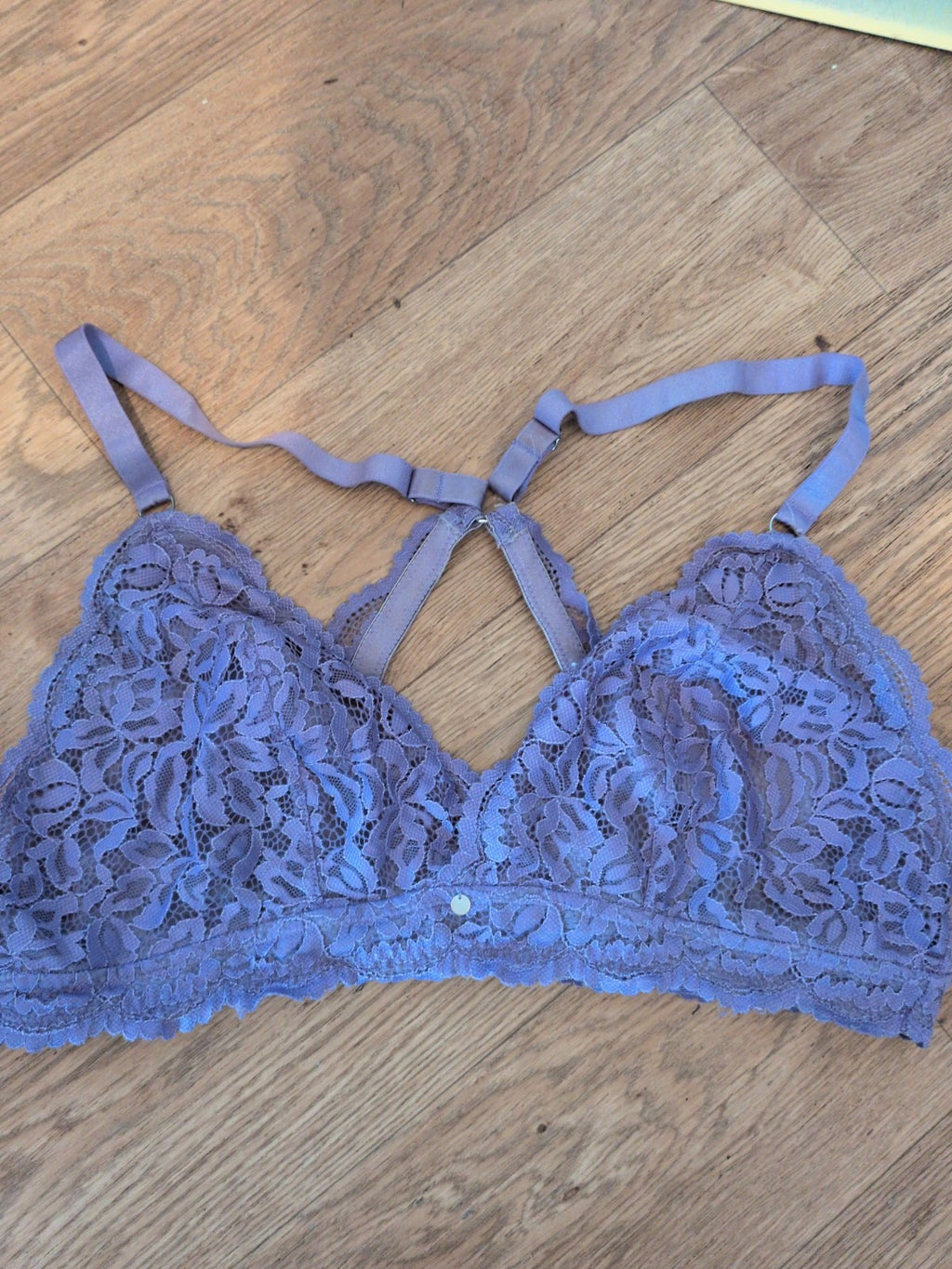 Primark 38D Purple Bra No Pad Or Wire