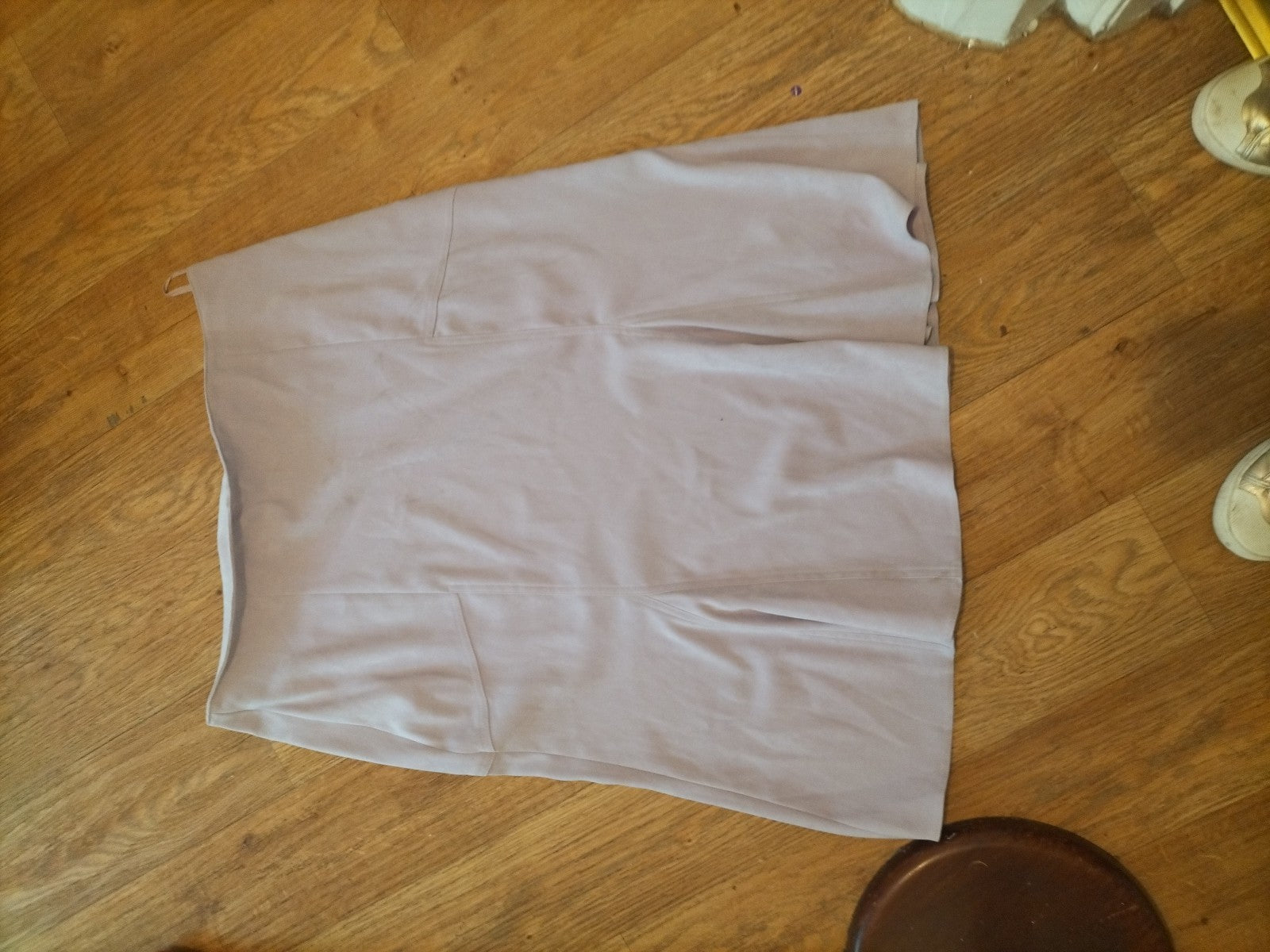 Ladies Bonmarche Size 18 Pale Lilac Long Flare Skirt