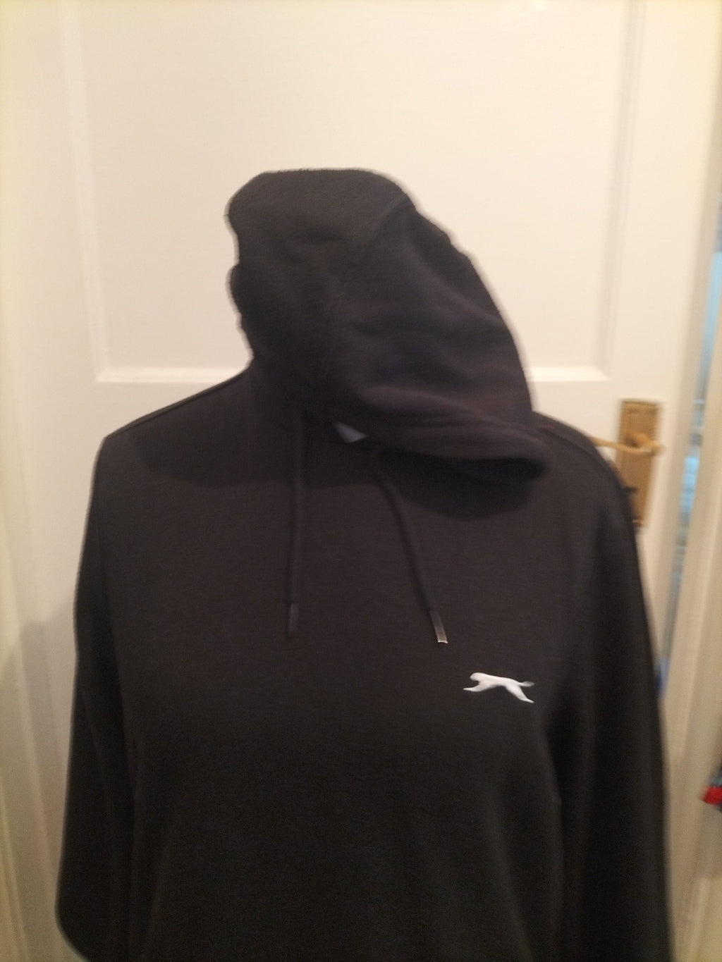 Mens Slazenger Size M Black Pullover Hoodie