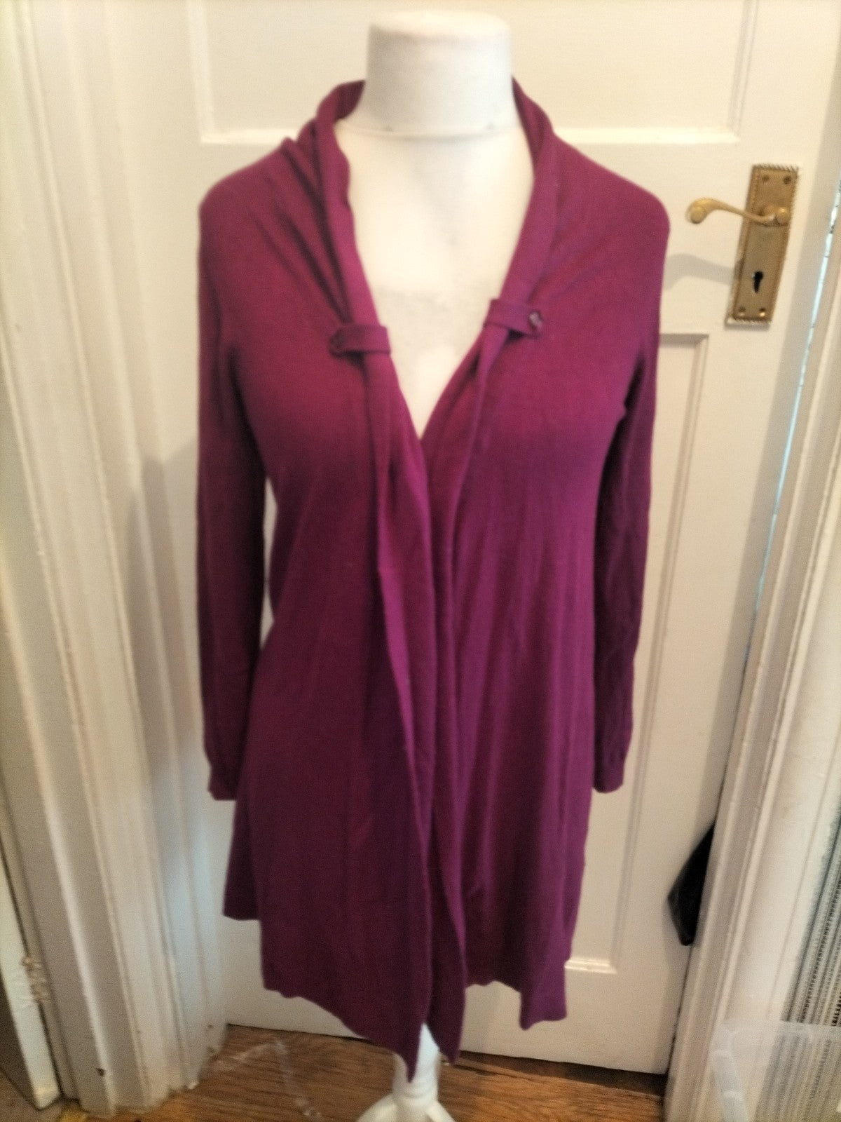 Arcadia 16 Purple Long Sleeve Cardigan