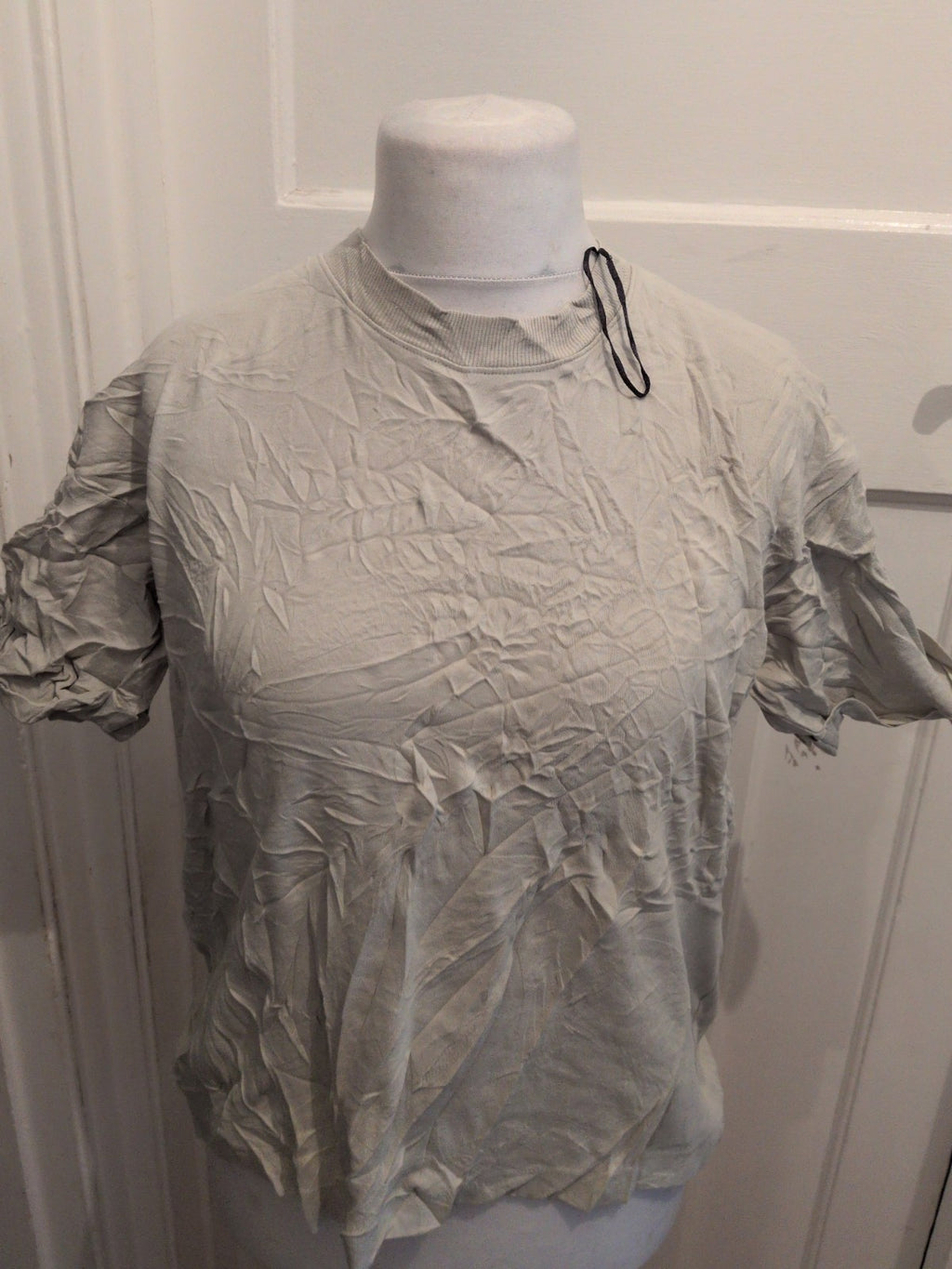 H&M XS Pale Grey Short Sleeve T-shirt