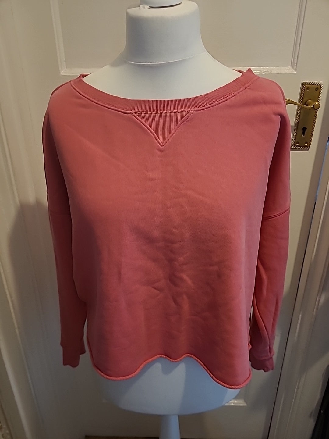 Ladies H&M Size M Basics Pink Jumper