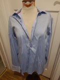 Mens Autograph Size 16 Collar Tailored Fit Blue Shirt