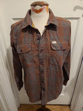 Mens Captain Fin Size Small Camo Coloured Shirt Long Sleeved