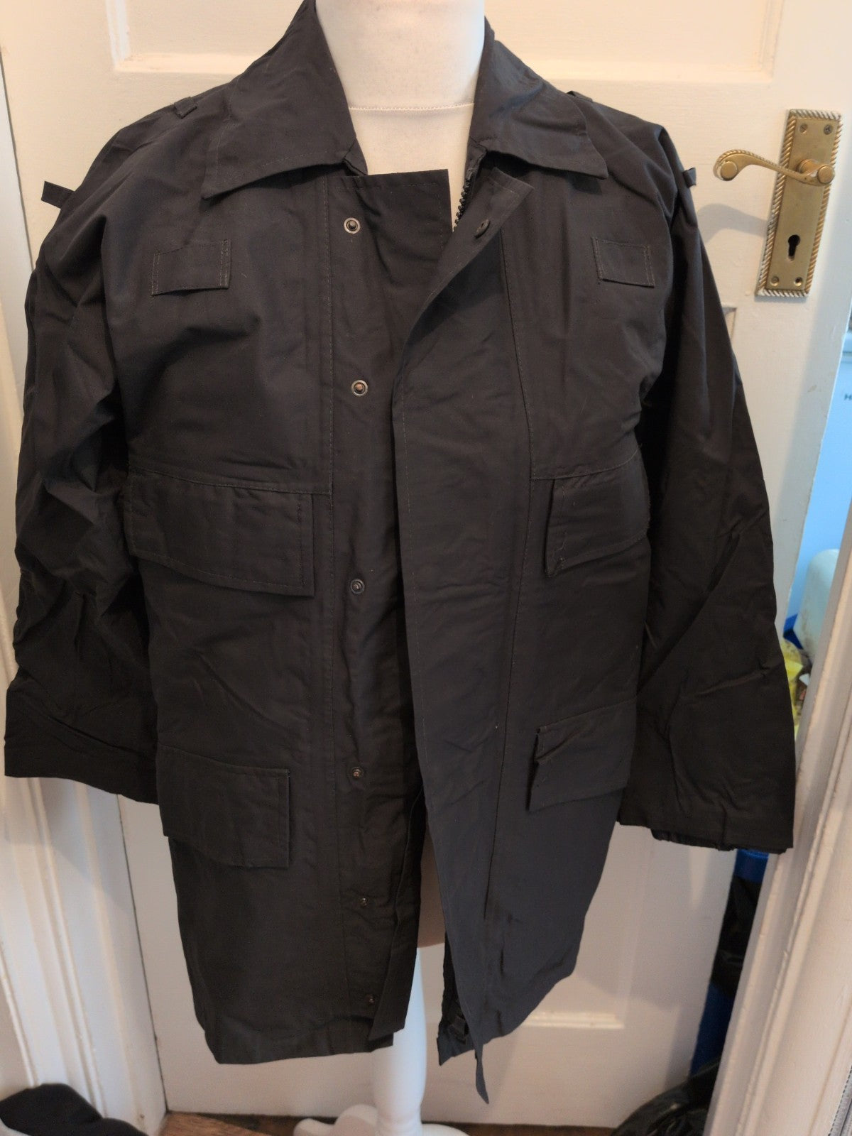 Js Small Short Black Raincoat