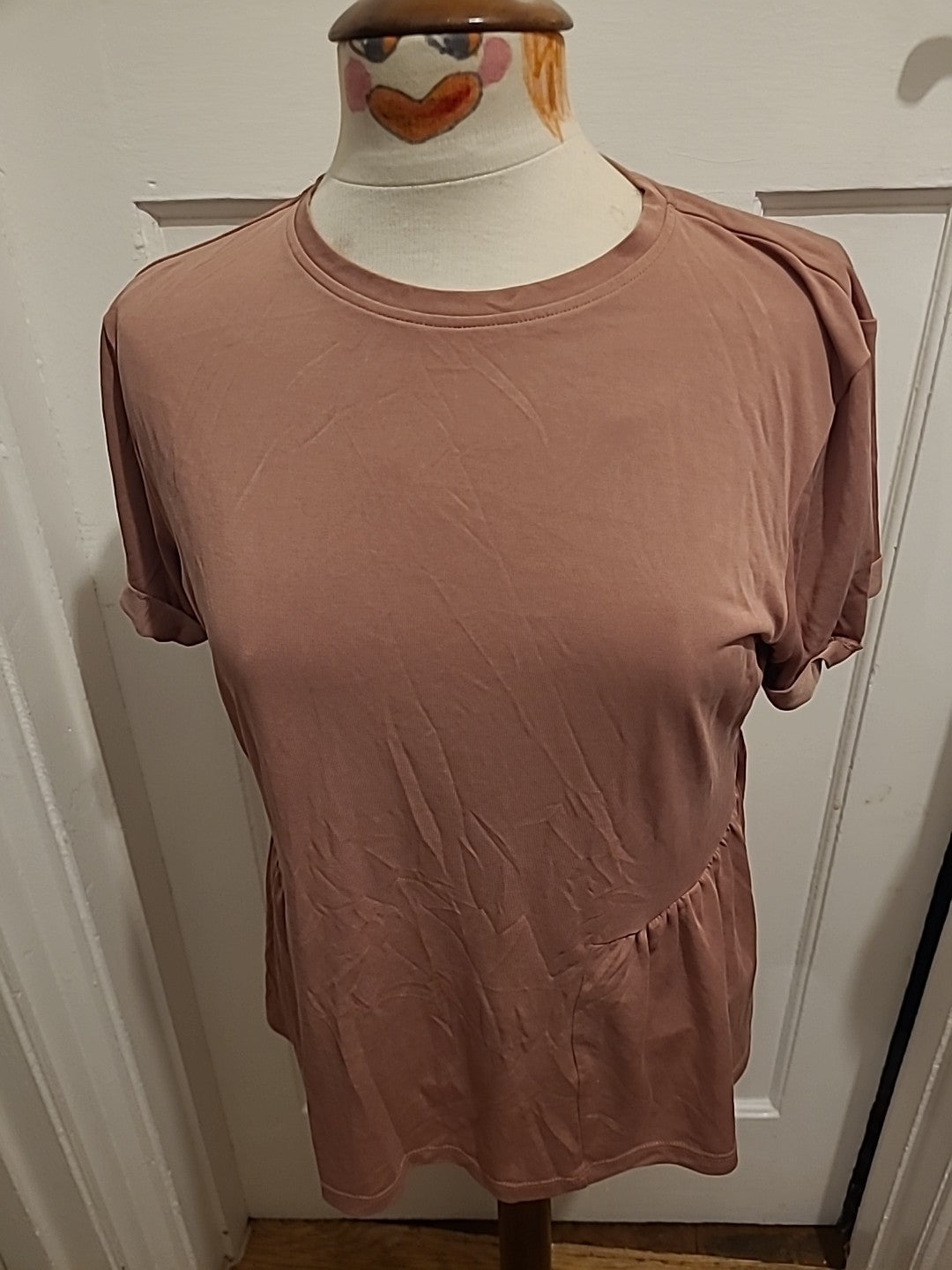 Ladies Primark Top Size 10-12 Blush