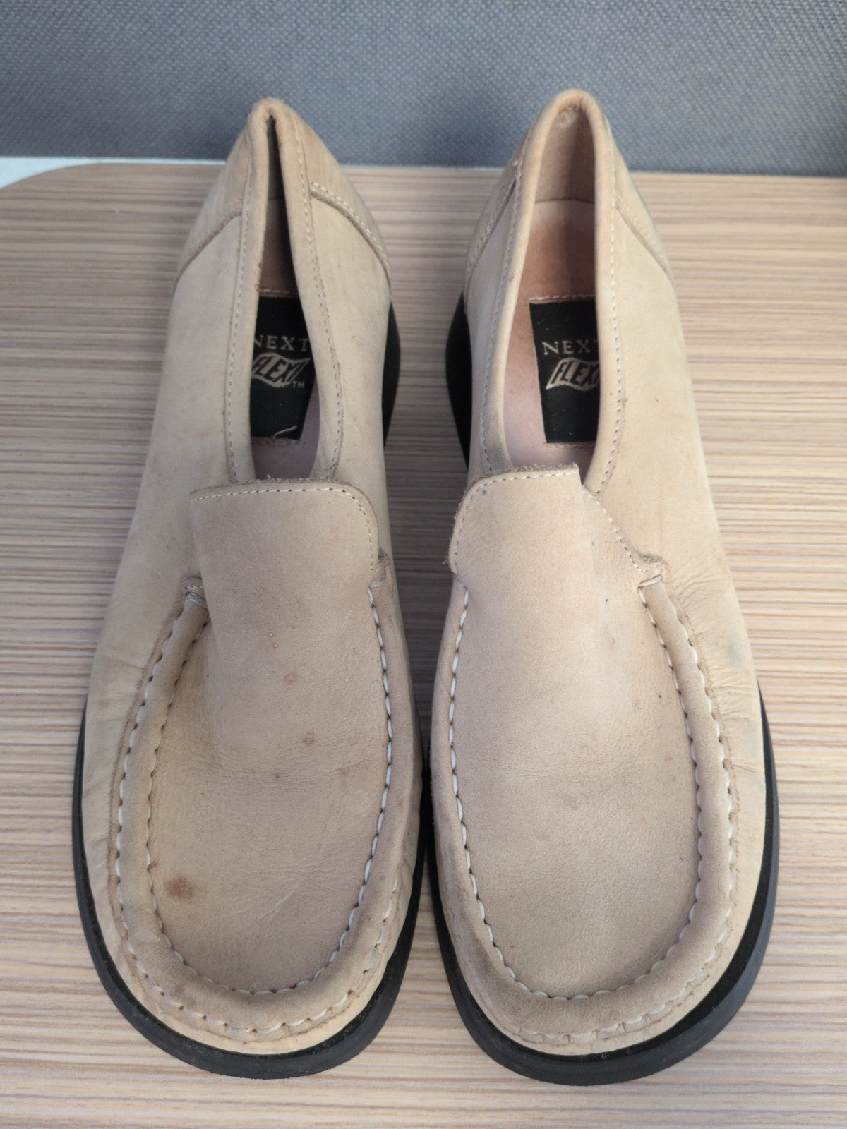 Ladies Next Flexi UK 5 Beige Casual Close Toe Shoes