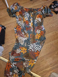 Ladies Lovedrobe Size 2XL Multicoloured Floral Jumpsuit