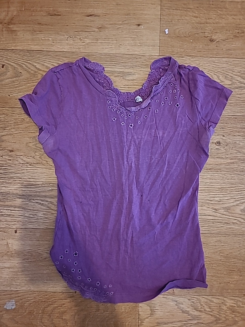 Ladies Replay Size Small Purple Short Sleeved Tshirt