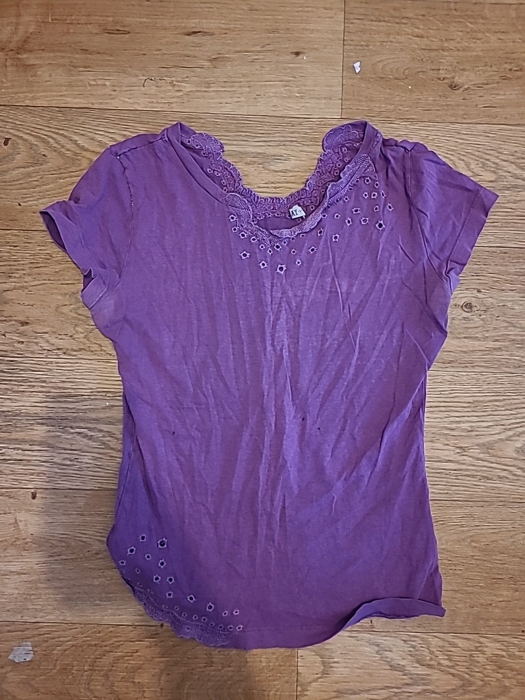 Ladies Replay Size Small Purple Short Sleeved Tshirt