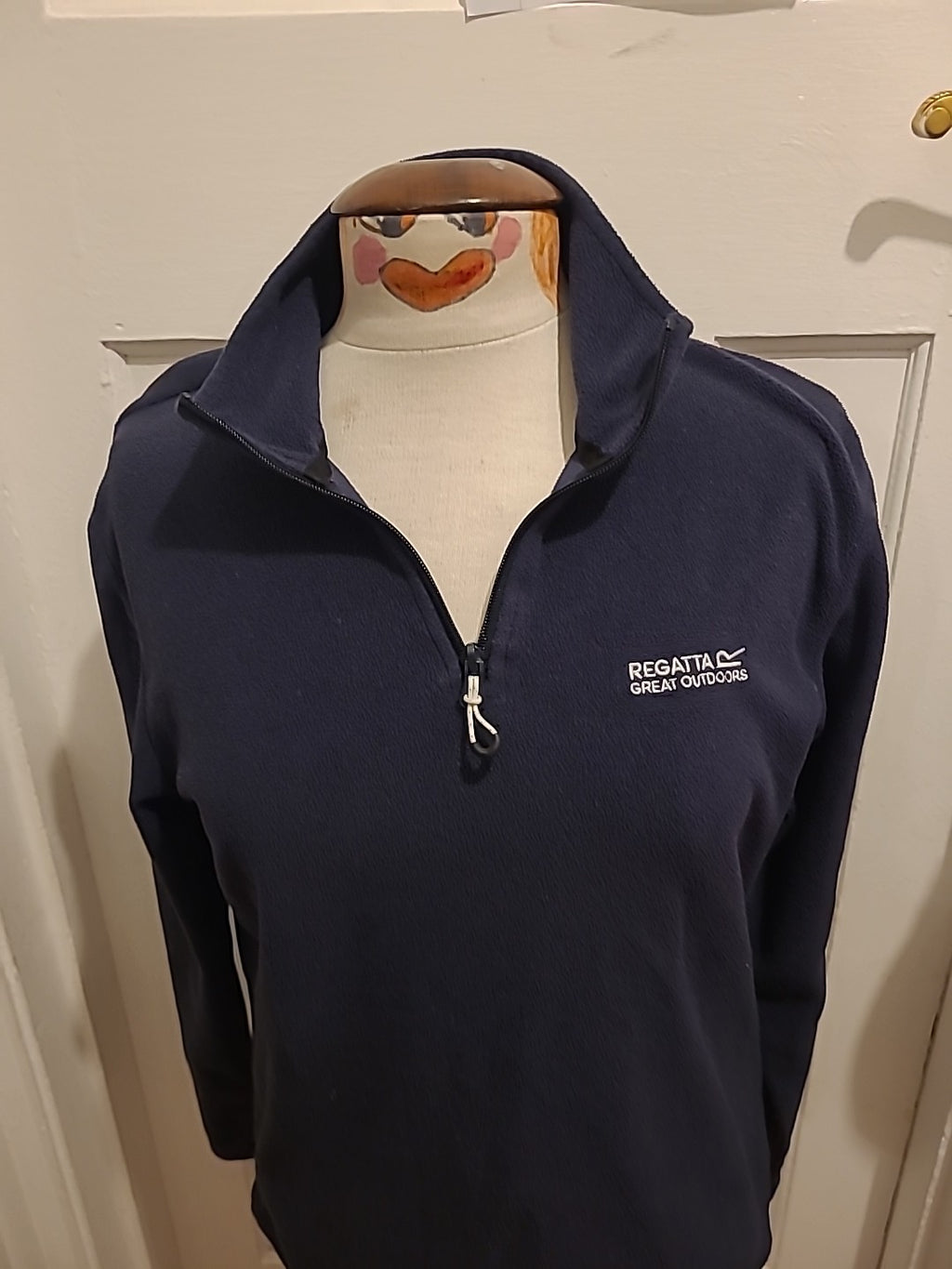 Mens Regatta Size Small Navy Pullover Jumper