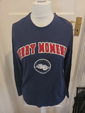 Mens George Size Medium Merry Moments Long Sleeved Pyjama Top