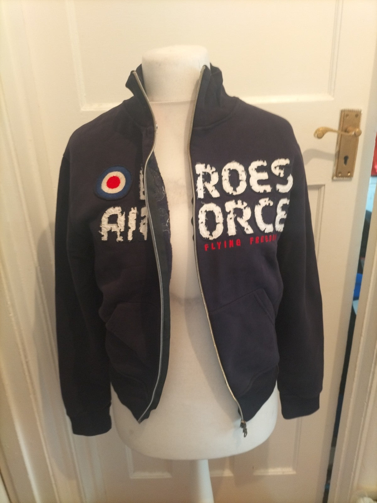 Ladies Heroes Air Force  Javy Zip Long Sleeve Hoodie