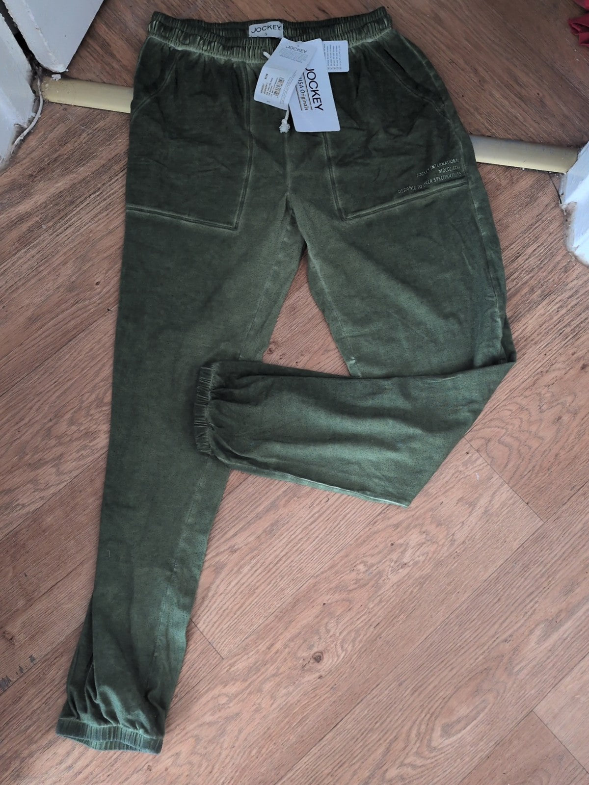Brand New Jockey Small Green Elasticated Jogger