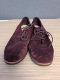 Clarks 4.5 Burgundy Lace Up Casual Shoe