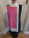 Ladies Juniper size 10 multi coloured sleeveless dress