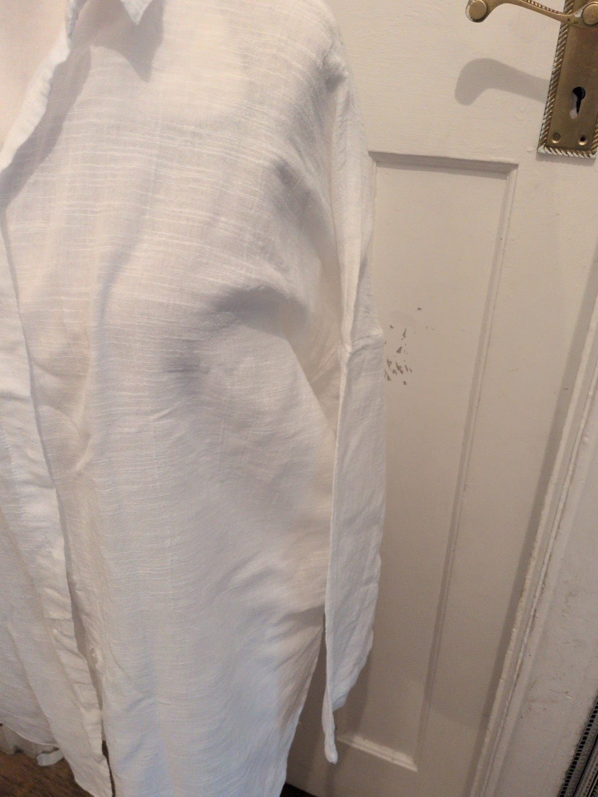 Primark Small Semi See Through Ultra Lightweight Long Sleeve Blouse