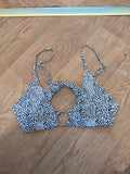 Medium Black And White Bikini Bra