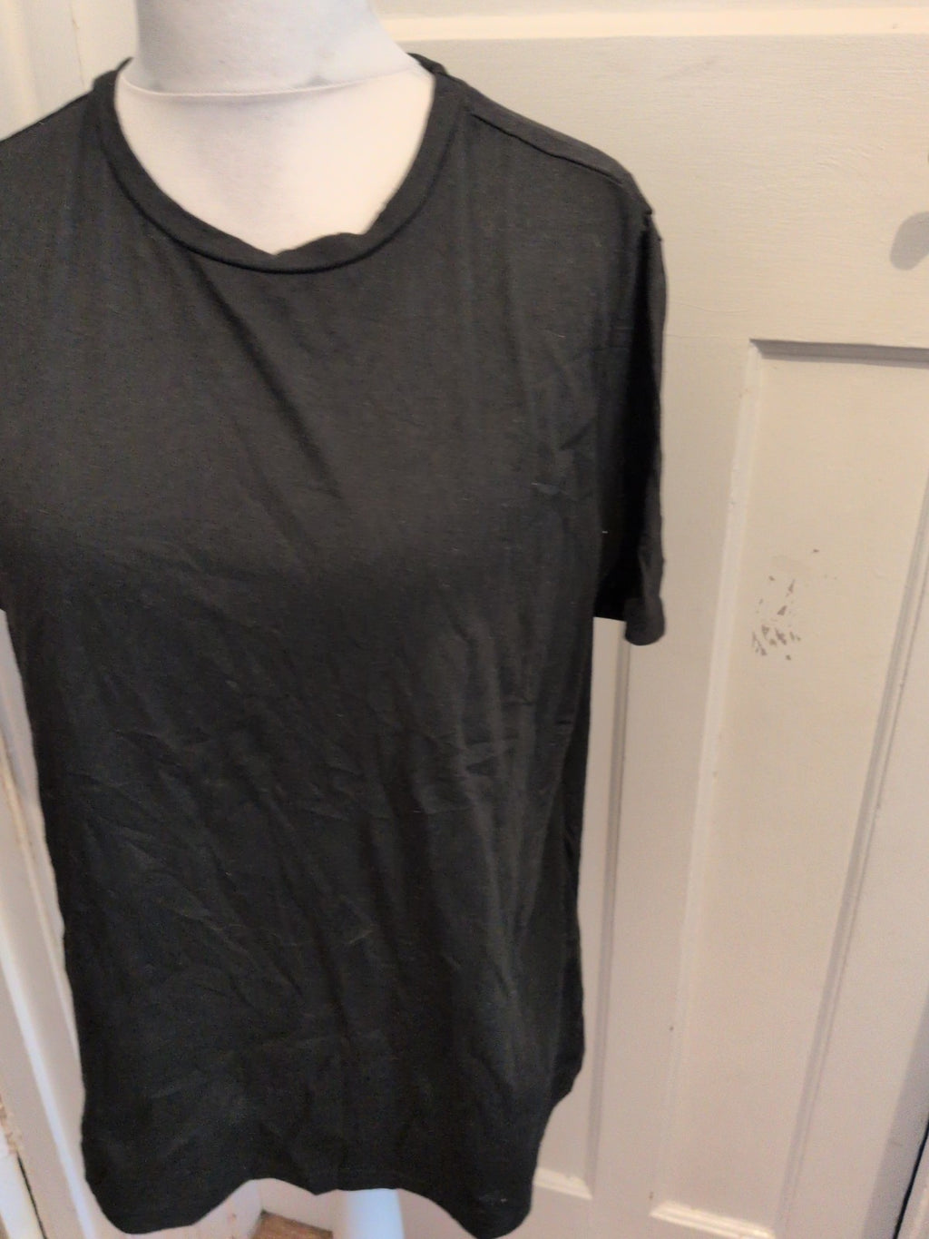 Shein Curve 1XL Black T-shirt Short Sleeve