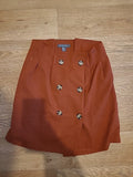 Ladies Primark Size 8 Burnt Orange Skirt