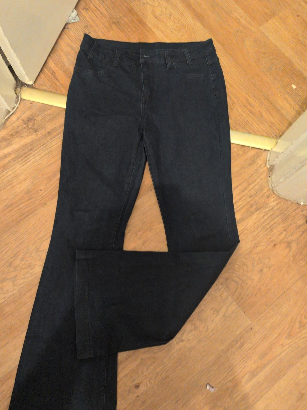 Ladies Large Denim Bootcut Jeans