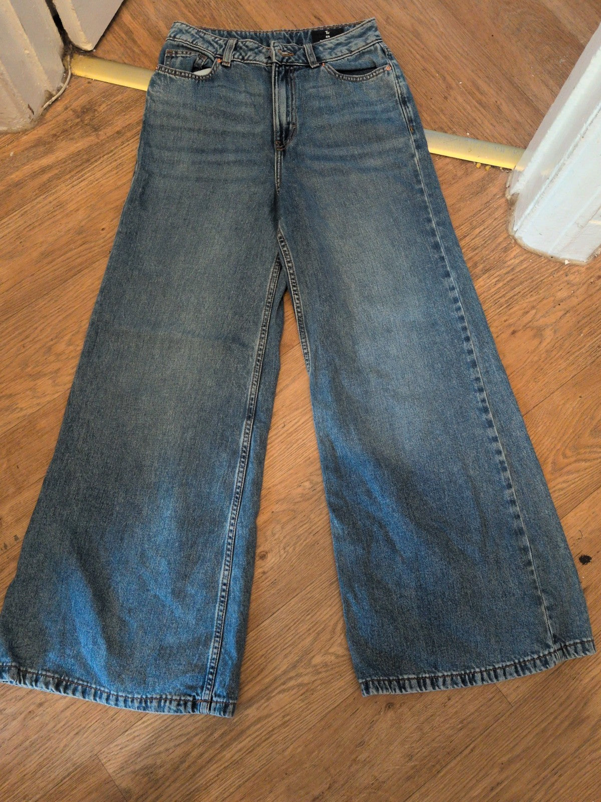 Ladies Tu 6R Palazzo Flare Denim Jeans