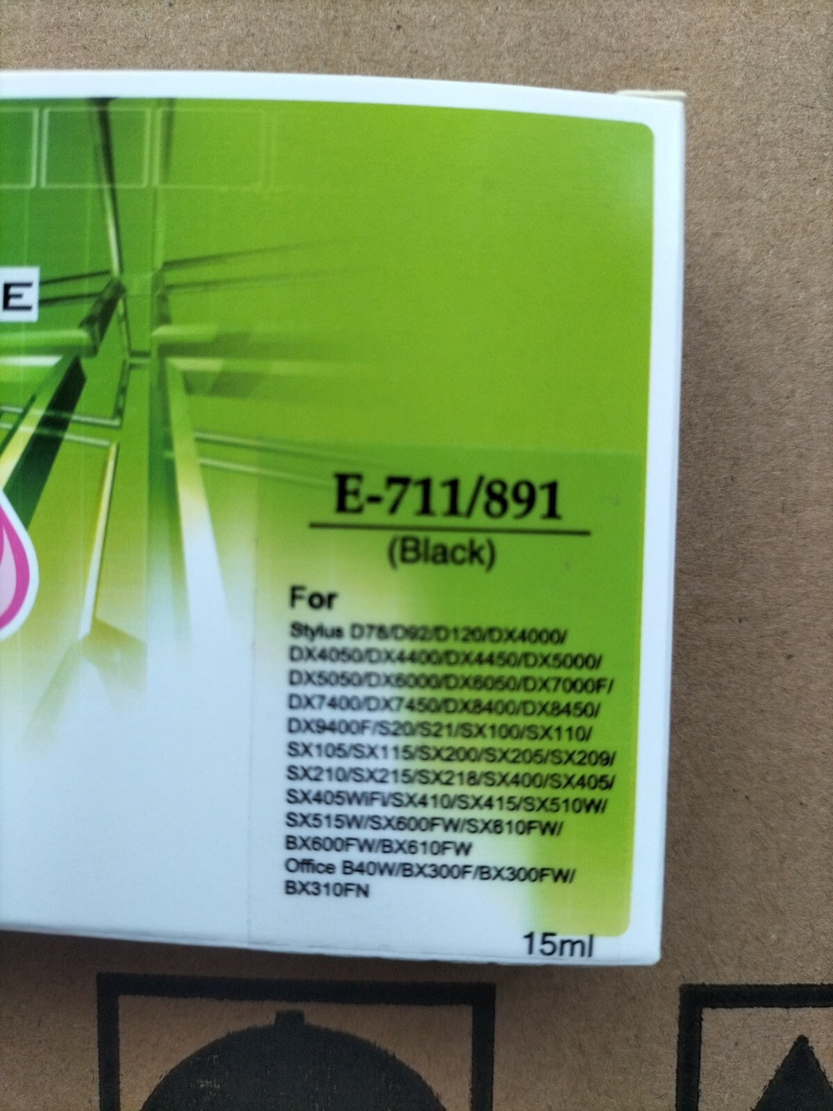 Black Ink Cartridge Compatible with Epson BX3450 CX4300 D120 SX210 SX215 SX415