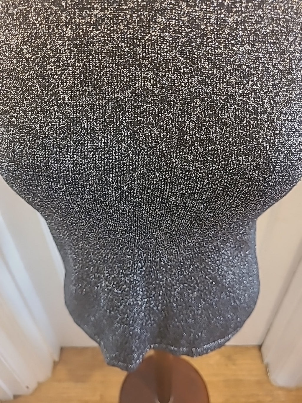 Ladies Classics Size Small Silver Shimmer Sleeveless Tshirt
