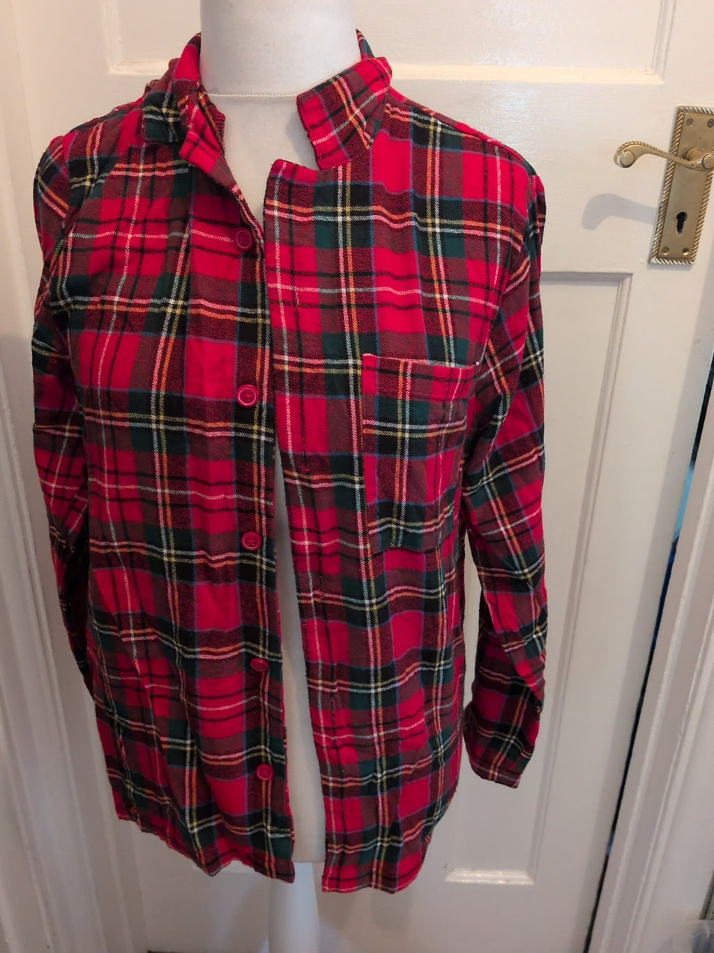 Primark Small Check Red Pyjama Set
