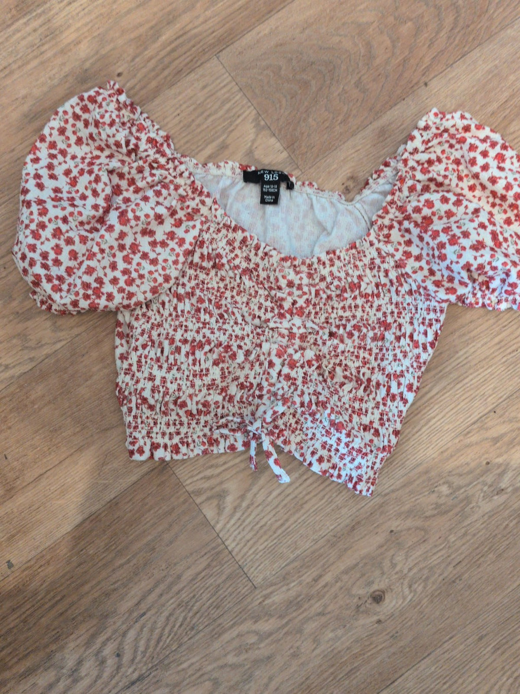 New Look 915 12-13 Years Floral Crop Top