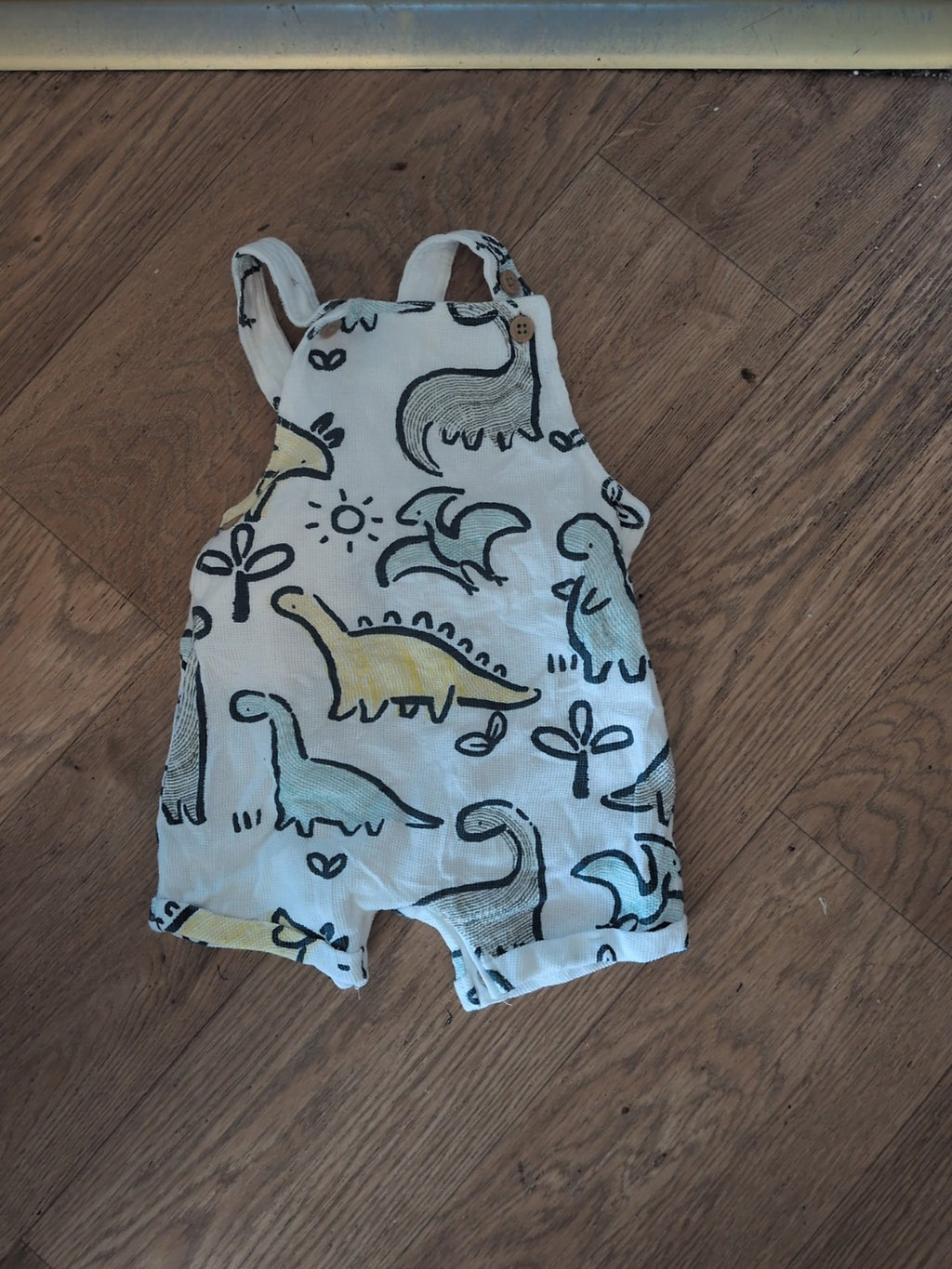 George 3-6 Month Dinosaur Sleeveless Playsuit