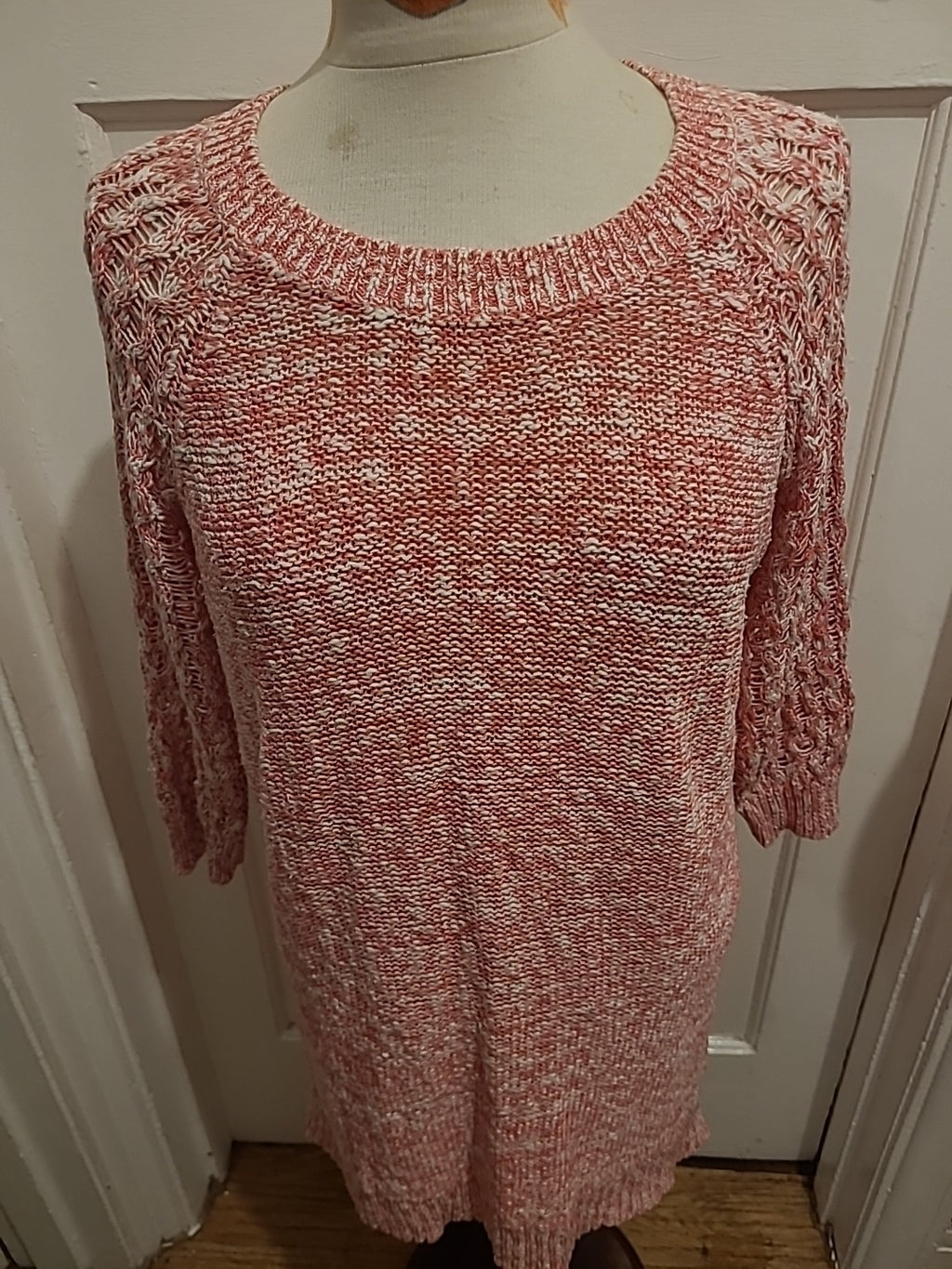 Ladies George Size 14 Pink Fleck Pullover Jumper