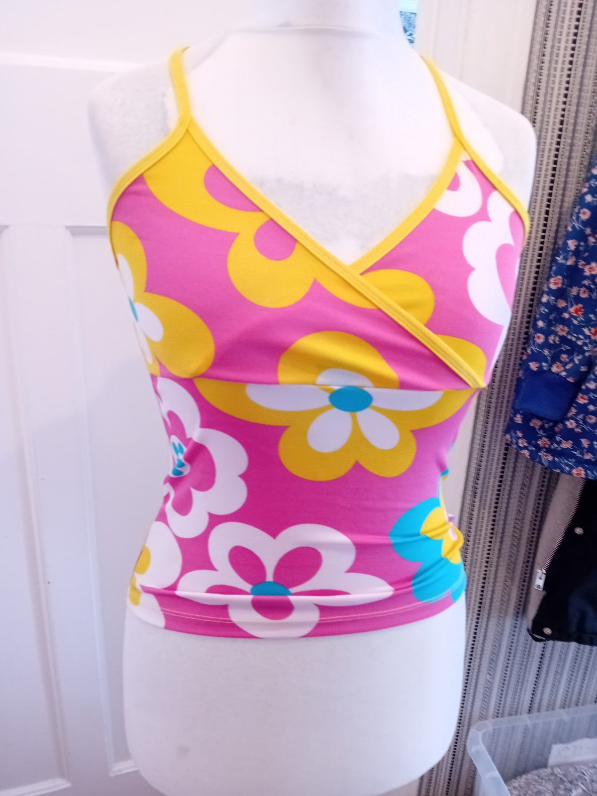 Danzza Large Multicoloured Floral Sleeveless Top