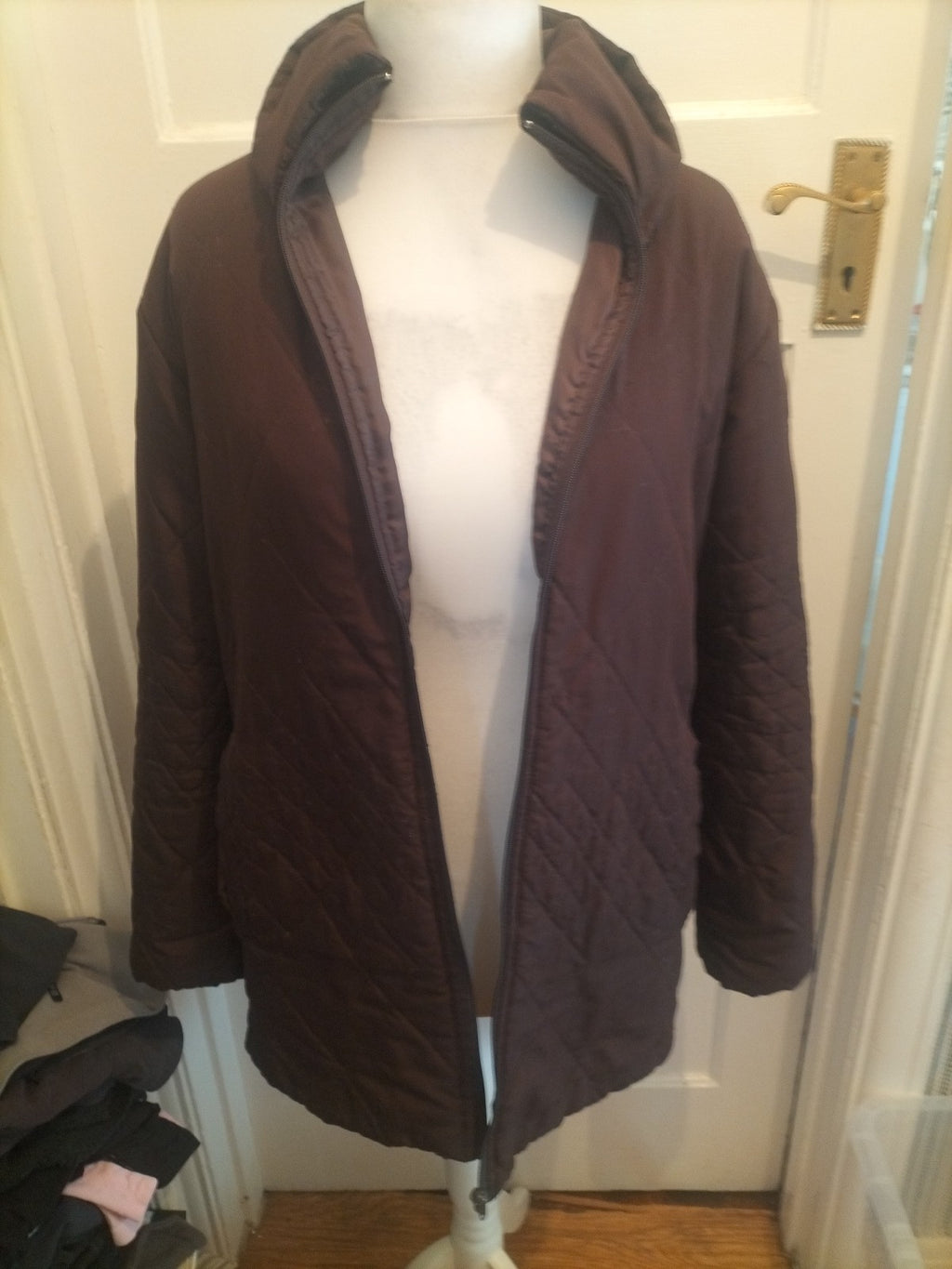 Ladies Claire Neville Size 14-16 Brown Jacket