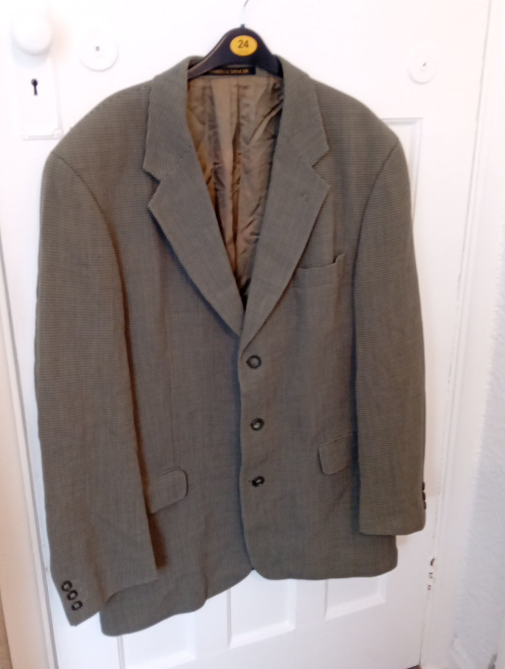 Mens St Michaels Blazer Size 46" Chest Green